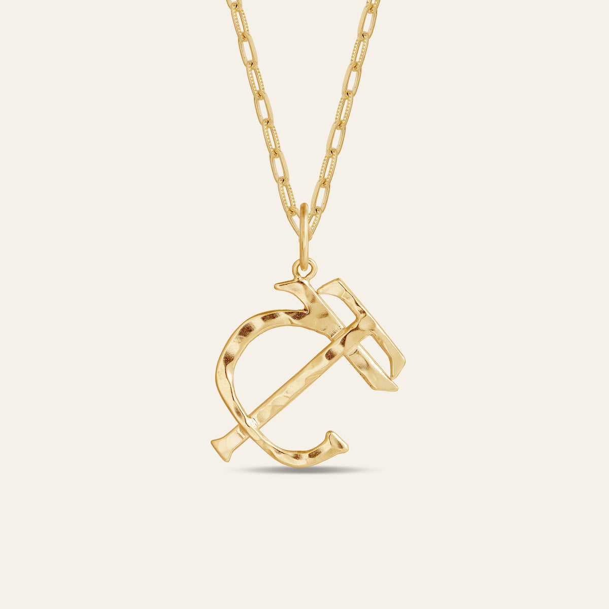 The finished Entwined Openwork Pendant
