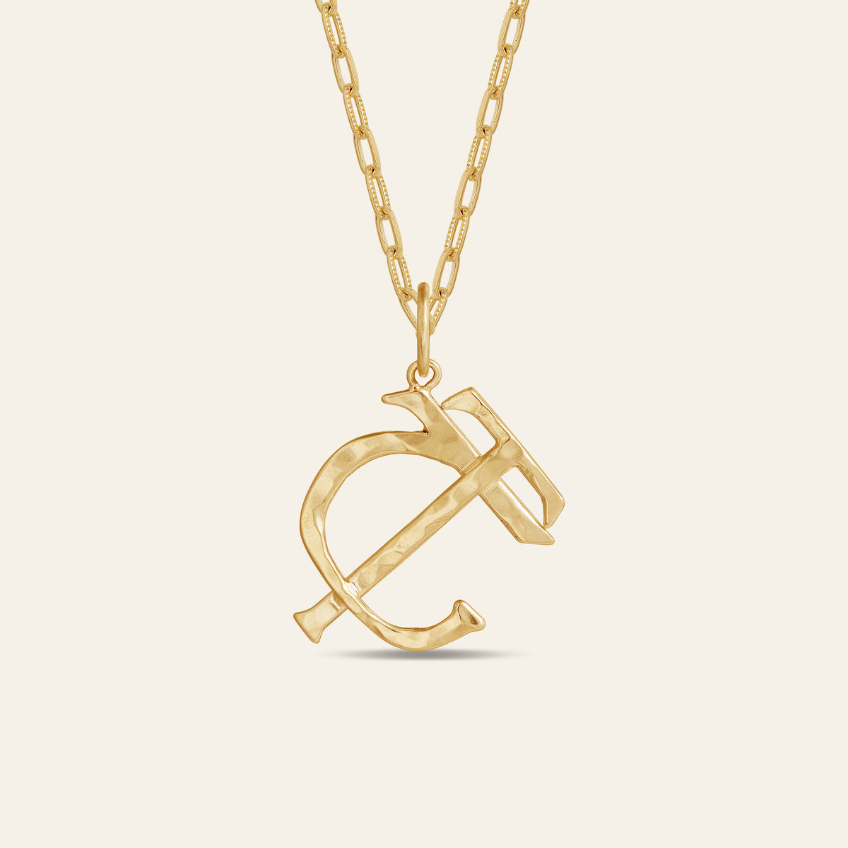 The finished Entwined Openwork Pendant
