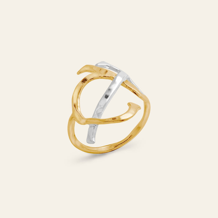 The Entwined Openwork Ring 1"