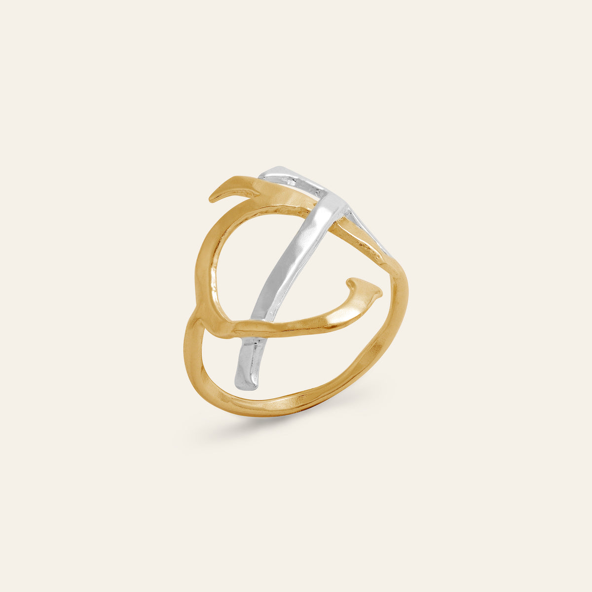 The Entwined Openwork Ring 1"