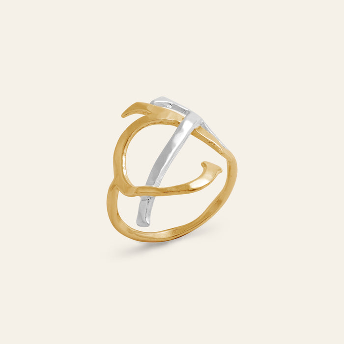 The Entwined Openwork Ring 1"